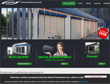 Tablet Screenshot of pawilony.com.pl
